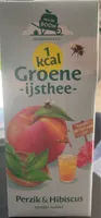 Groene ijsthee perzik & hibiscus