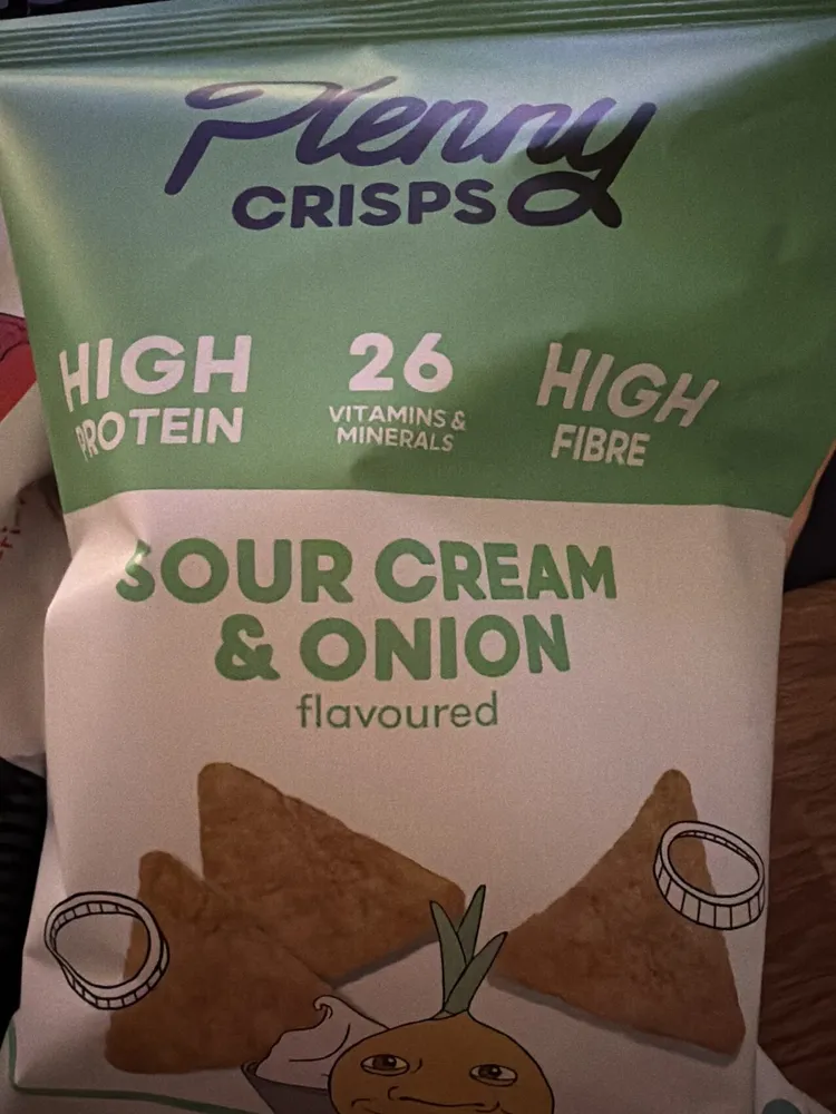 Plenny Crisps, Sour Cream & Onion