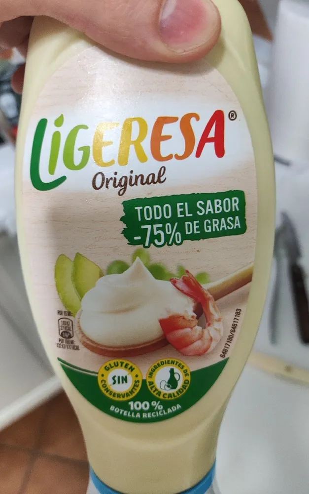 Mayonesa -75% Grasa (Light Mayonnaise)