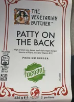 Patty on the back