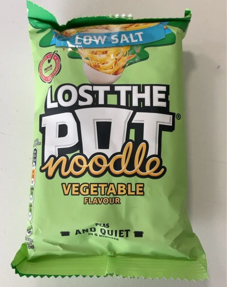 Lost the pot noodle vegetable flavour