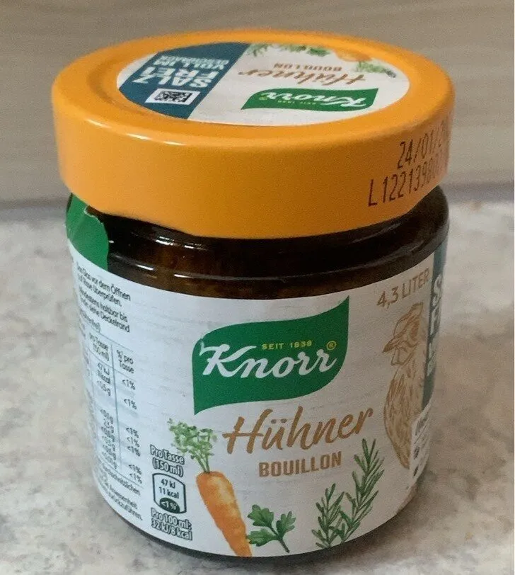 Knorr Hühner Bouillon Salzfrei Zuckerfrei