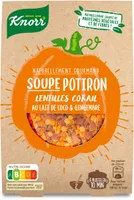 Knorr Naturellement gourmand Soupe Déshydratée Potiron Lentille Corail 66g