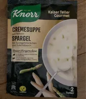 Cremesuppe von feinem Spargel