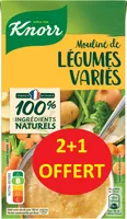 Knorr Soupe Liquide Mouliné de Légumes Variés Brique Lot 3x1L