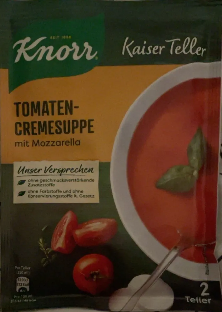 Tomaten -Cremesuppe