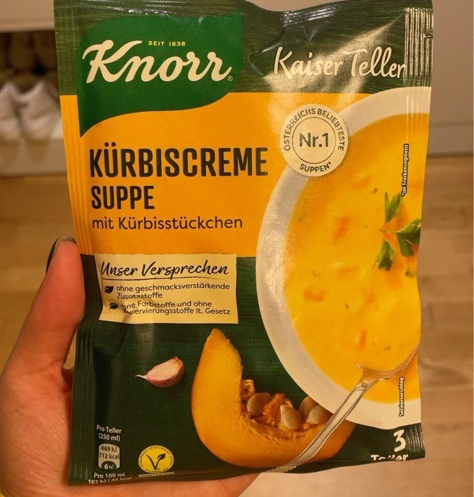 Kürbiscreme Suppe