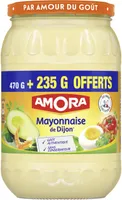 Amora Mayonnaise de Dijon Offre Spéciale 470 g + 235 g offerts