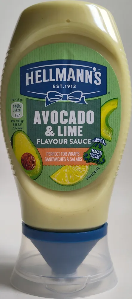 Avocado & lime flavour sauce