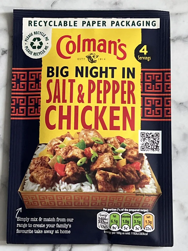 Scan here for recipe inspiration 940 Colman's EST