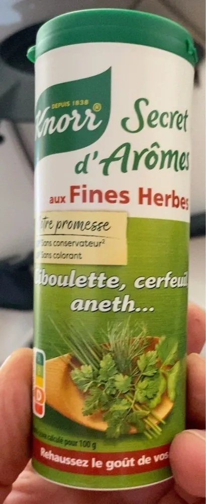 Knorr Secret d'Arômes Assaisonnement En Poudre aux Fines Herbes UEFA EURO 2024 Tube 60g