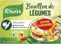 Knorr Bouillon de Légumes 15 Tablettes Offre Saisonnière