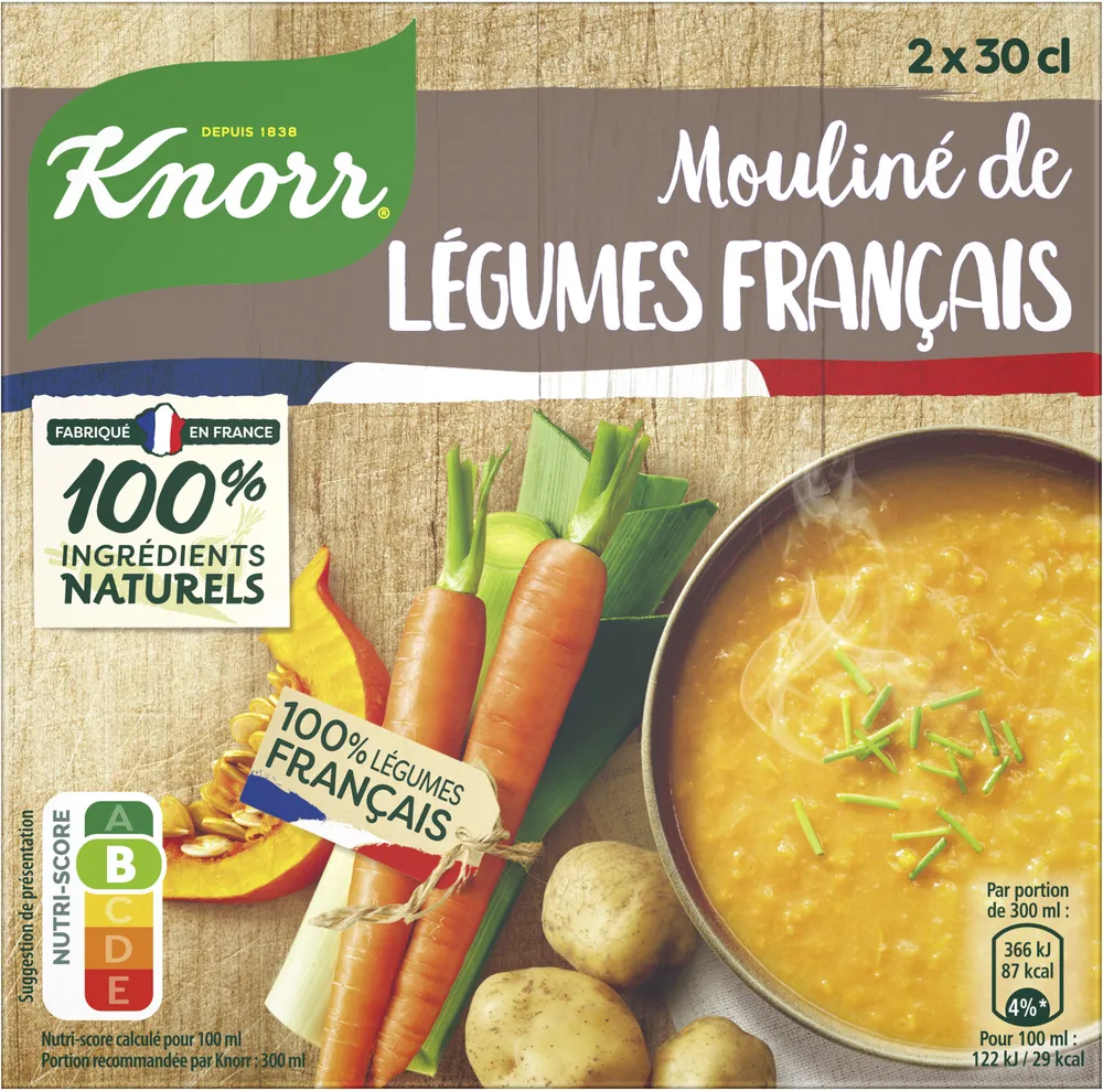 Mouliné de légumes français