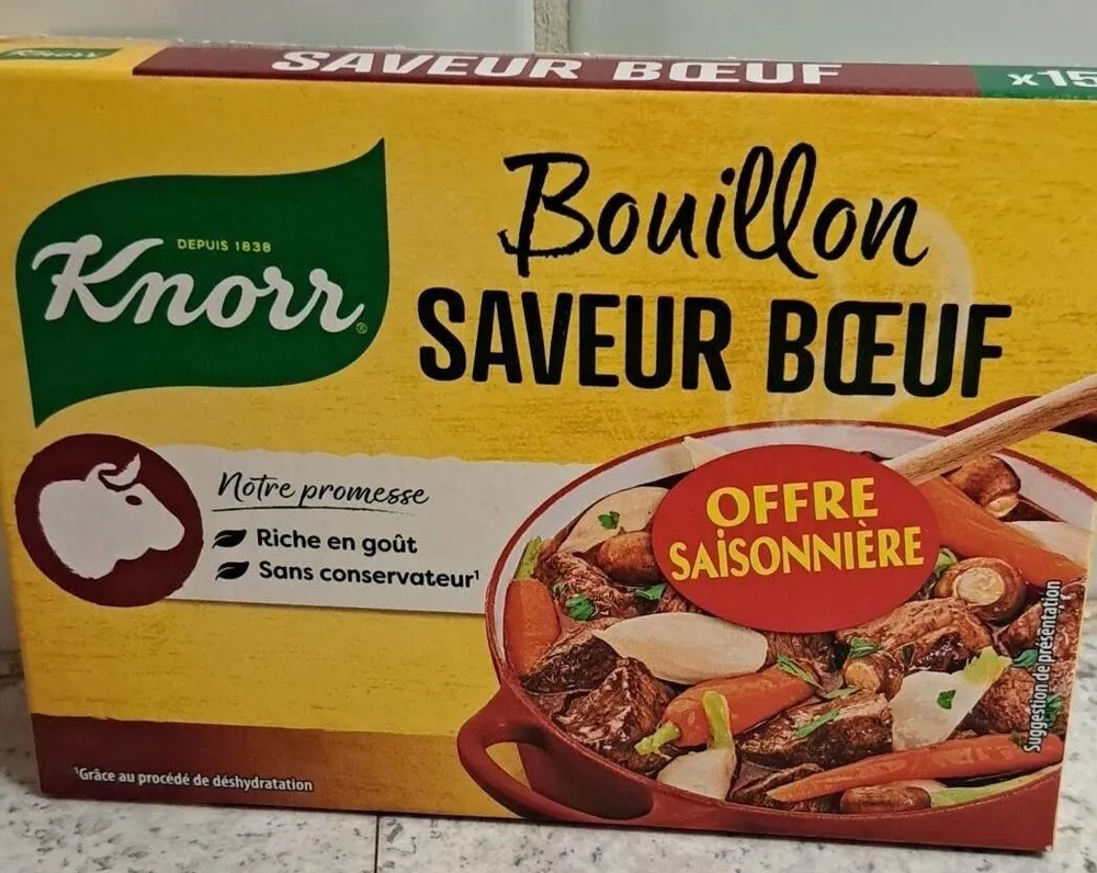 Knorr Bouillon Saveur Boeuf Offre Saisonnière 150g