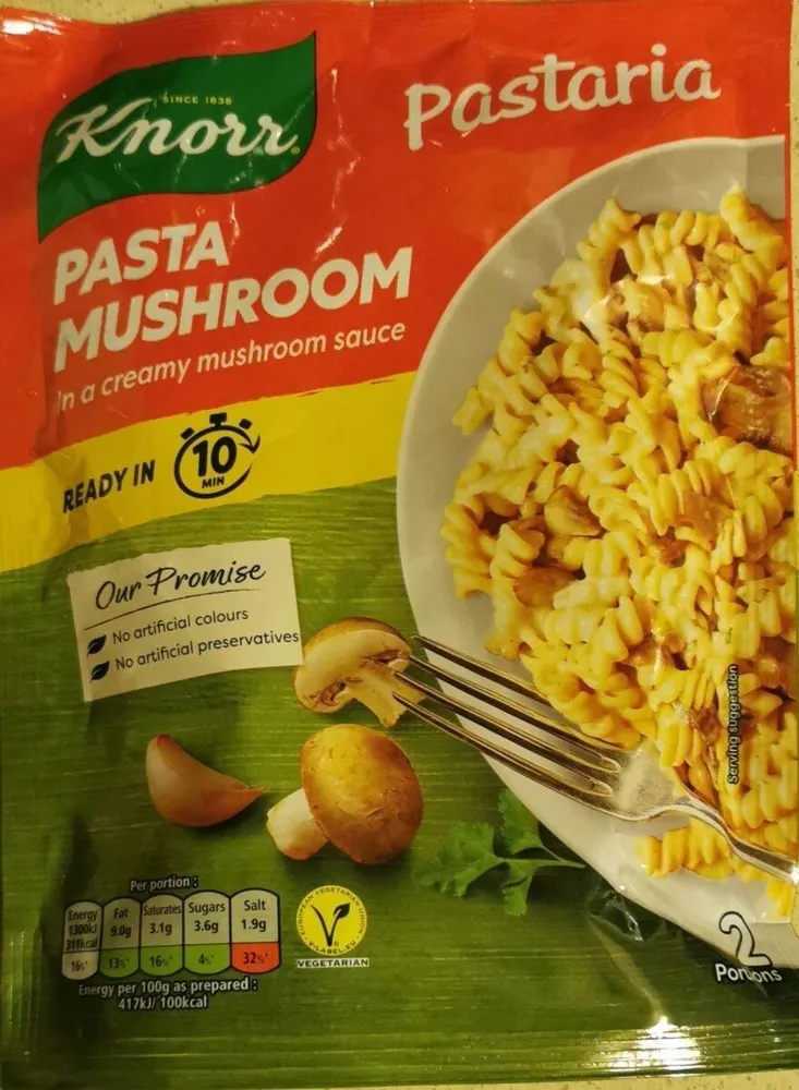 Pasta mushroom