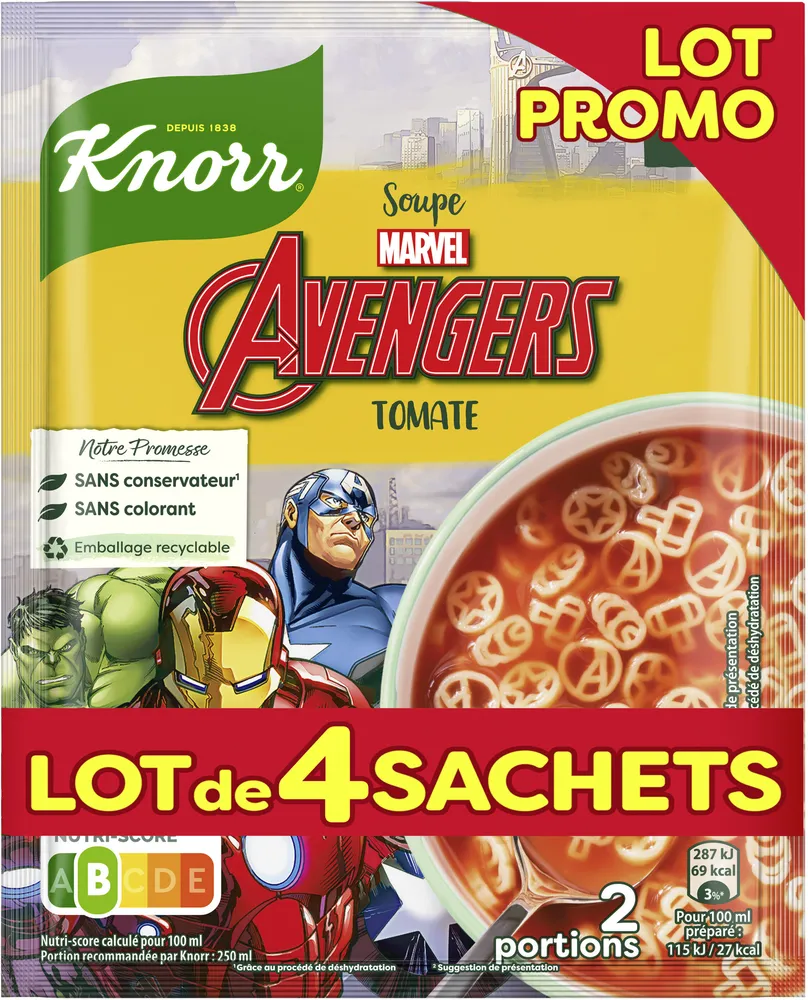 Soupe Avengers Tomate