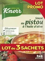 Soupe au pistou à l’huile d’ olive