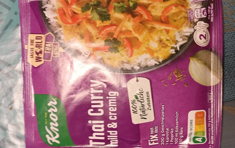 Thaï curry