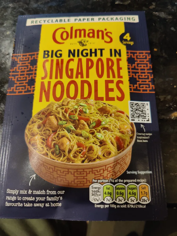Big Night In Singapore Noodles