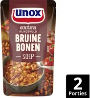 Extra rijkgevuld bruine bonensoep