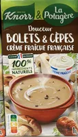 Douceur de champignons bolets et cèpes à la crème fraîche française