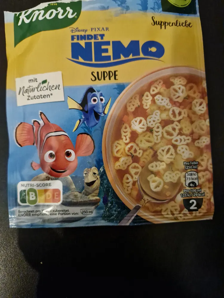 Findet Nemo Suppe