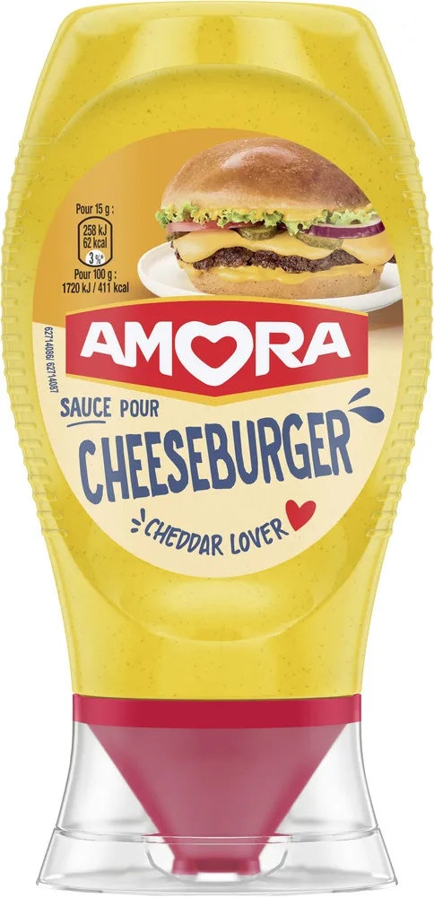 Amora Sauce pour Cheeseburger Flacon Souple 250ml