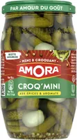 Amora Croq'Mini Cornichons aux Épices & Aromates 210g
