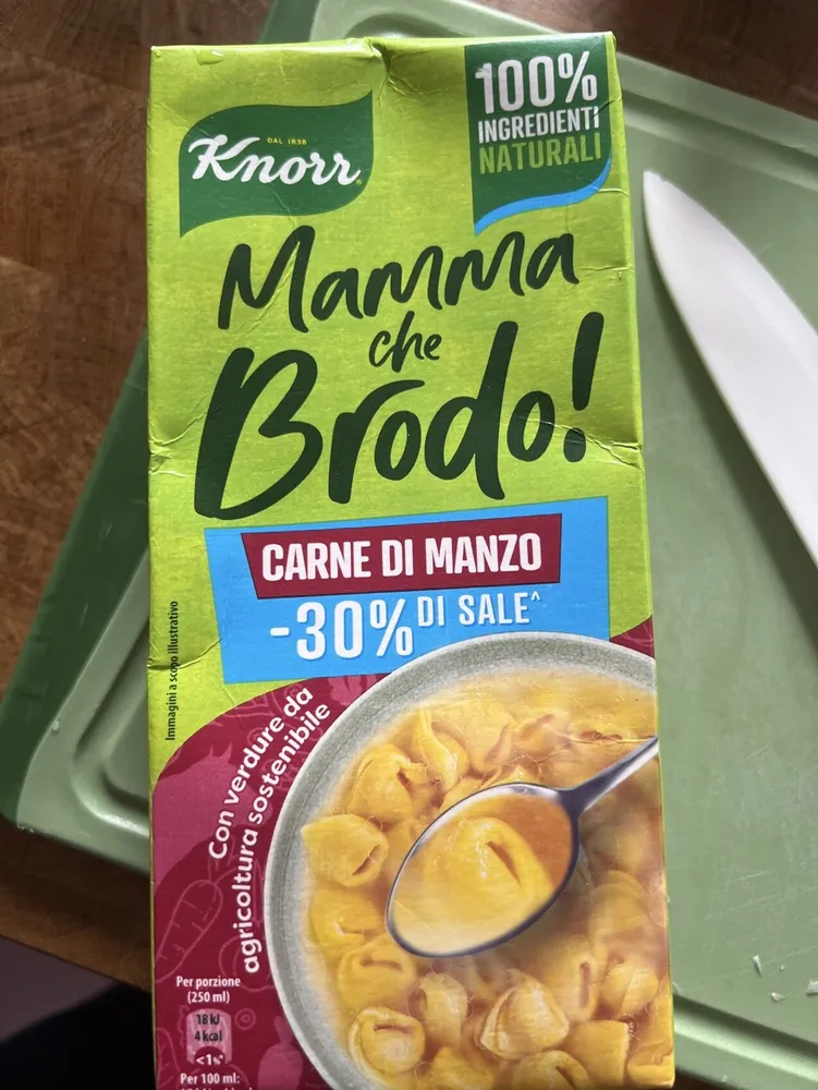 Mamma Che Brodo Carne Di Manzo -30 % Di Sale