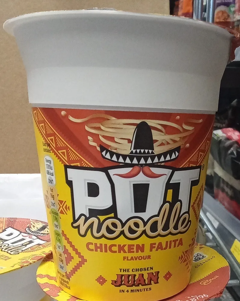 PUT noodle CHICKEN FAJITA FLAVOUR THE CHOSEN JUAN