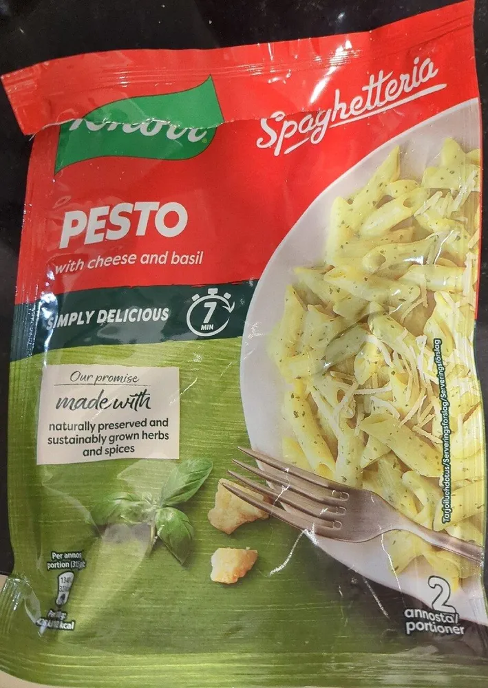 Pesto With Cheese And Basil