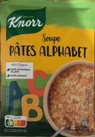 Soupe Pâtes Alphabet