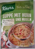 suppe mit Huhn und Nudeln