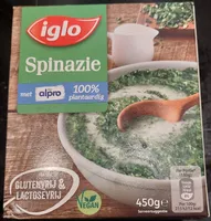 Spinazie met Alpro 100% plantaardig