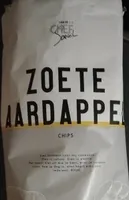 Zoete aardappel chips de patates douces