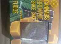 Cannabis brownie space cake
