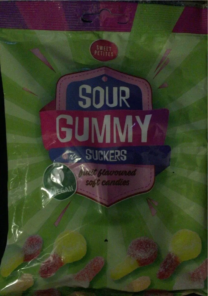 sour gummy suckers