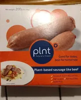 Plant-based sausage like beef