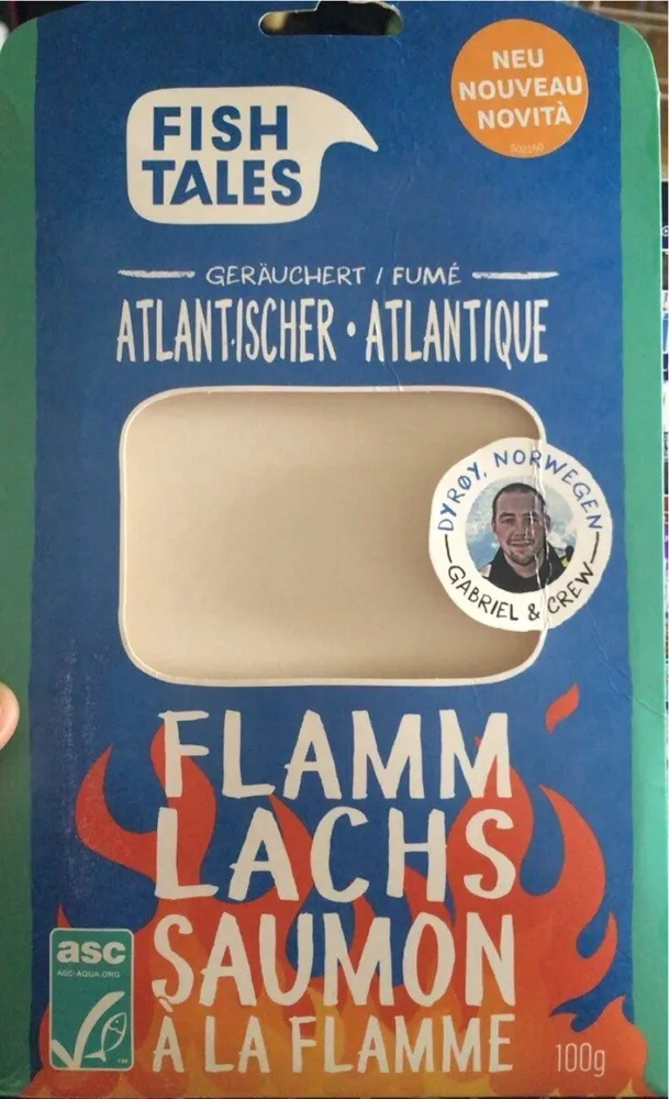 Saumon à la flamme