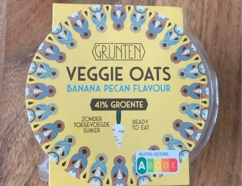 Veggie oats banana pecan flavour