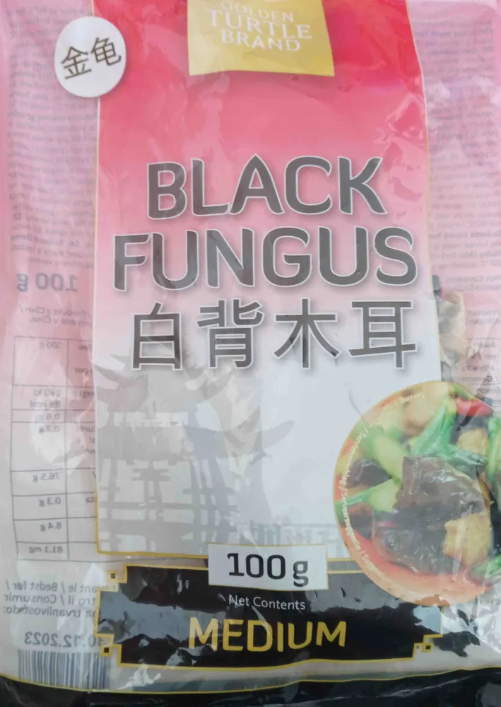 Dried black fungus