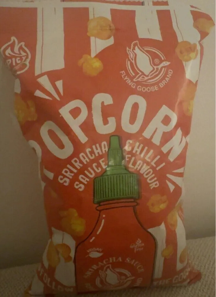 Pop corn scriracha
