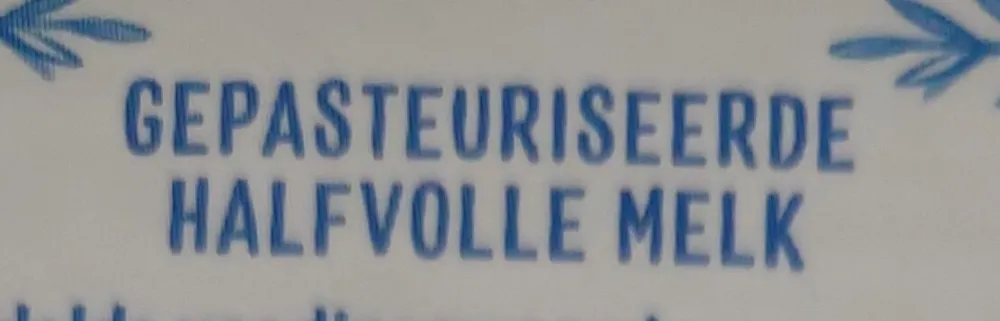 Halfvolle melk