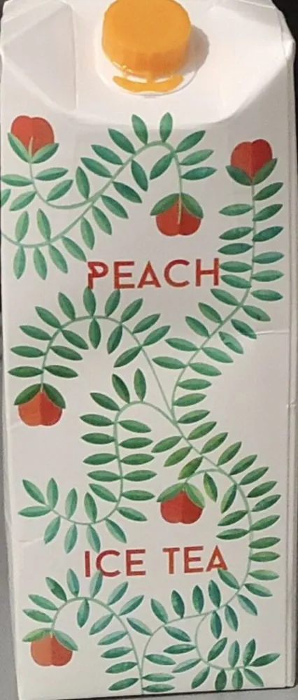 Peach ice tea