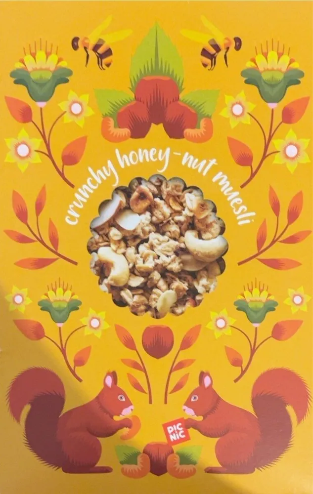 Crunchy honey nut muesli