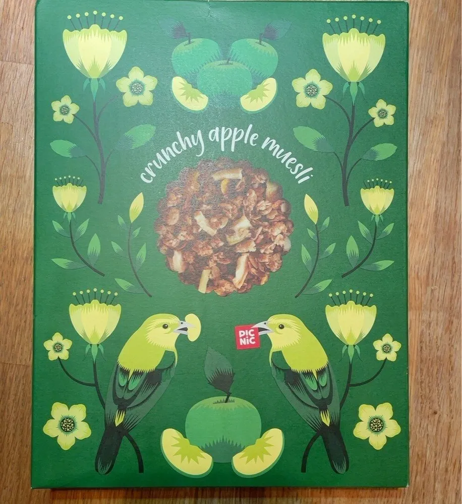 Crunchy apple muesly