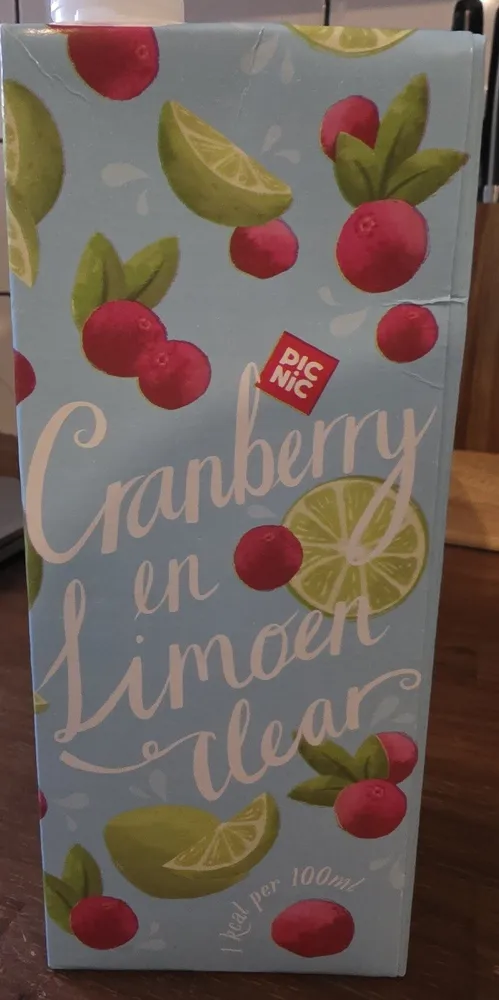 cranberry en limoen clear