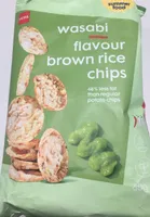 Wasabi rice chips