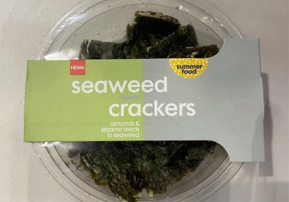 Seaweed crackers