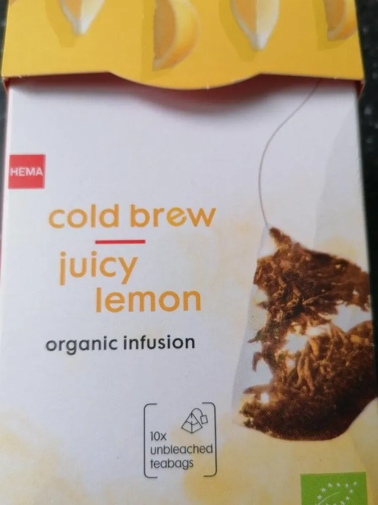 Cold brew juicy lemon